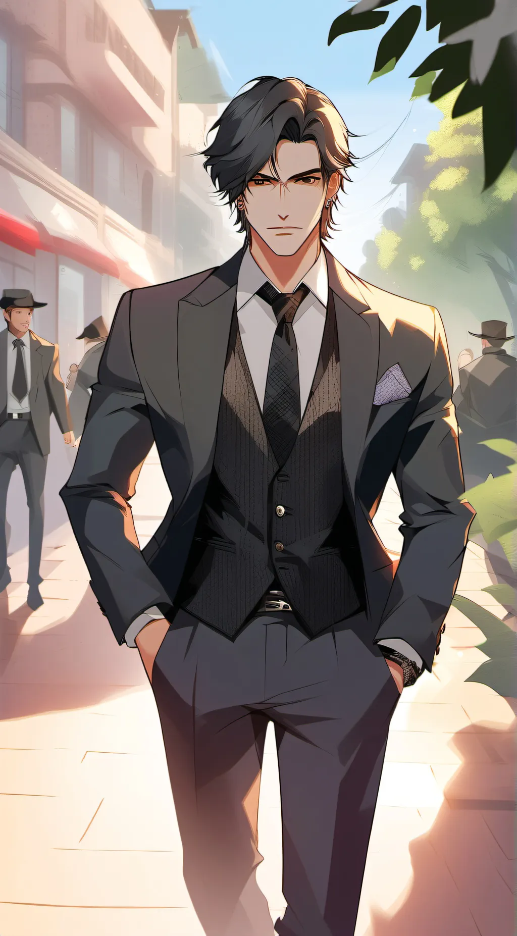 ai character: Ronald background