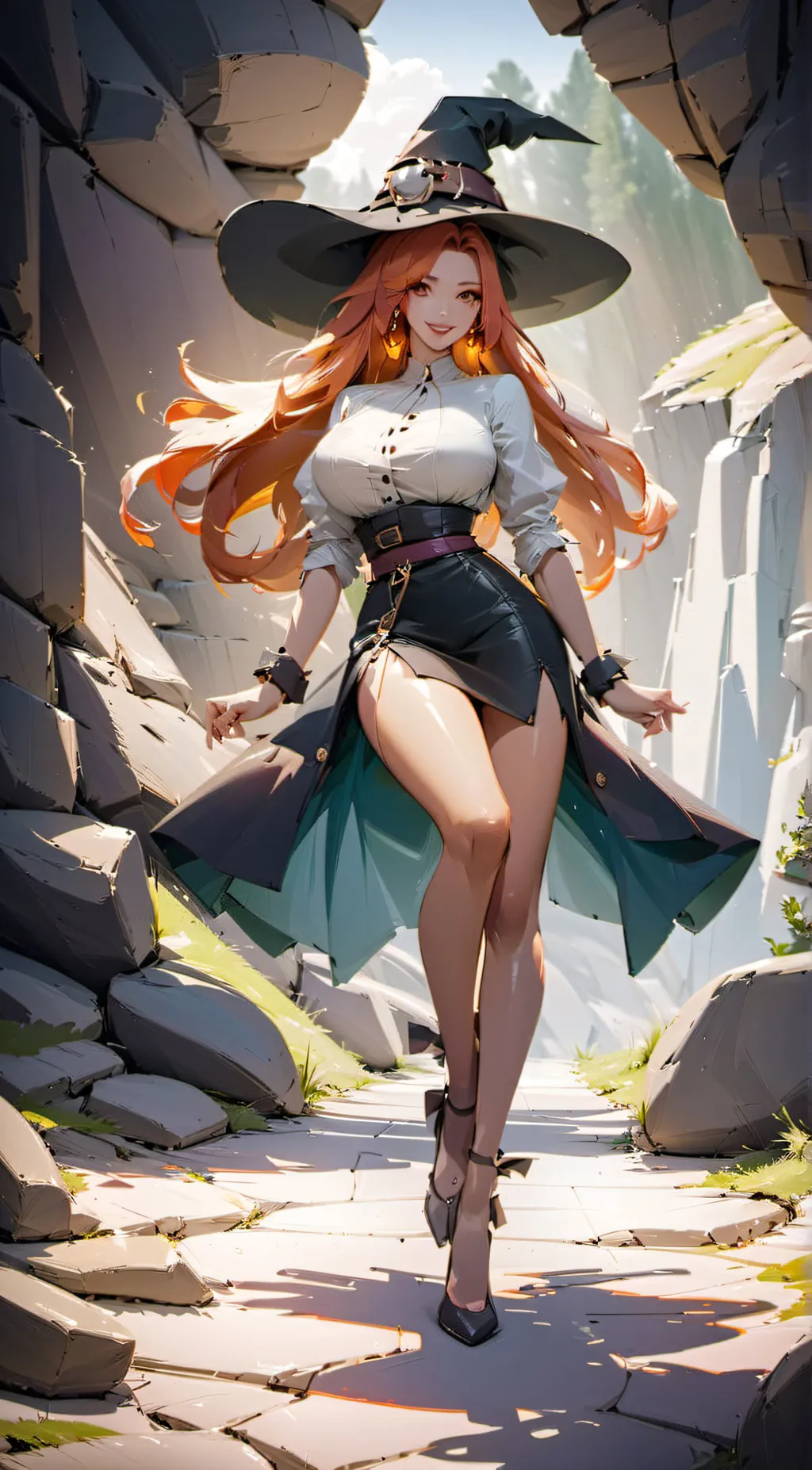 ai character: Blaze Witch Anala background