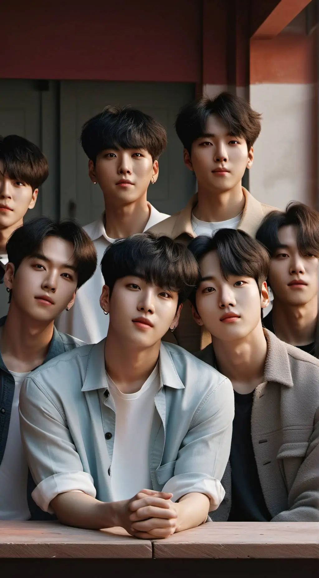 ai character: Bts background