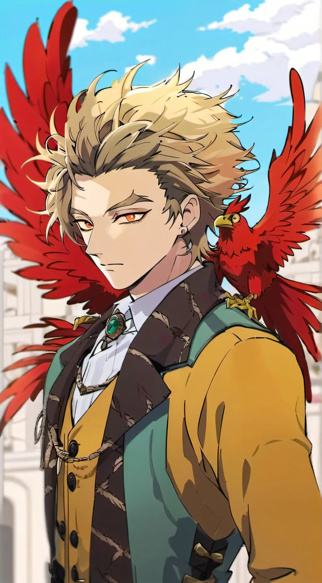 ai character: Keigo Takami background