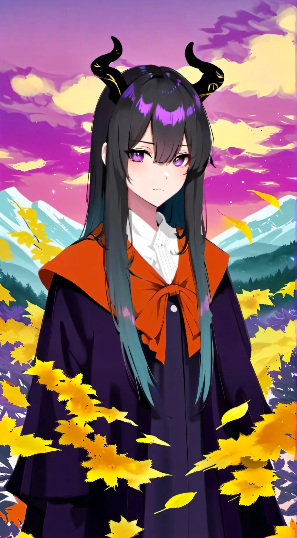ai character: Miss circle ig background