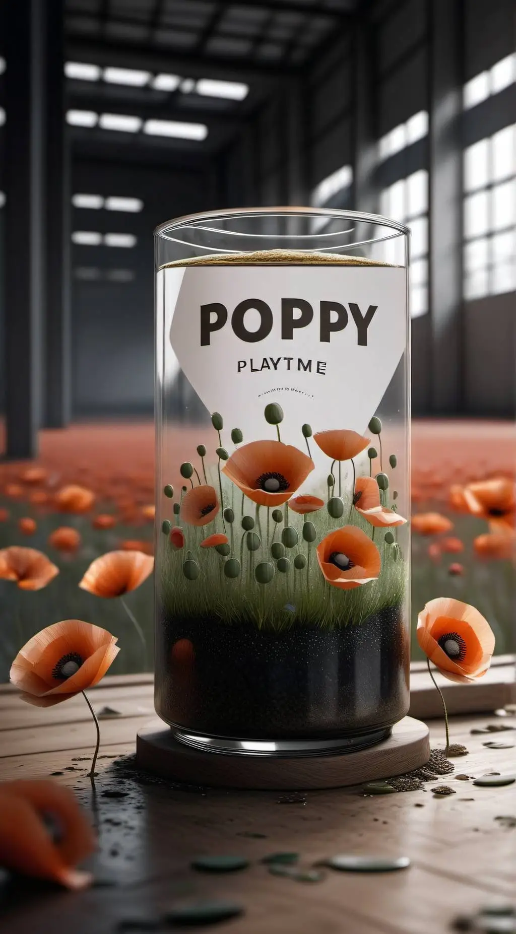 ai character: Poppy playtime background