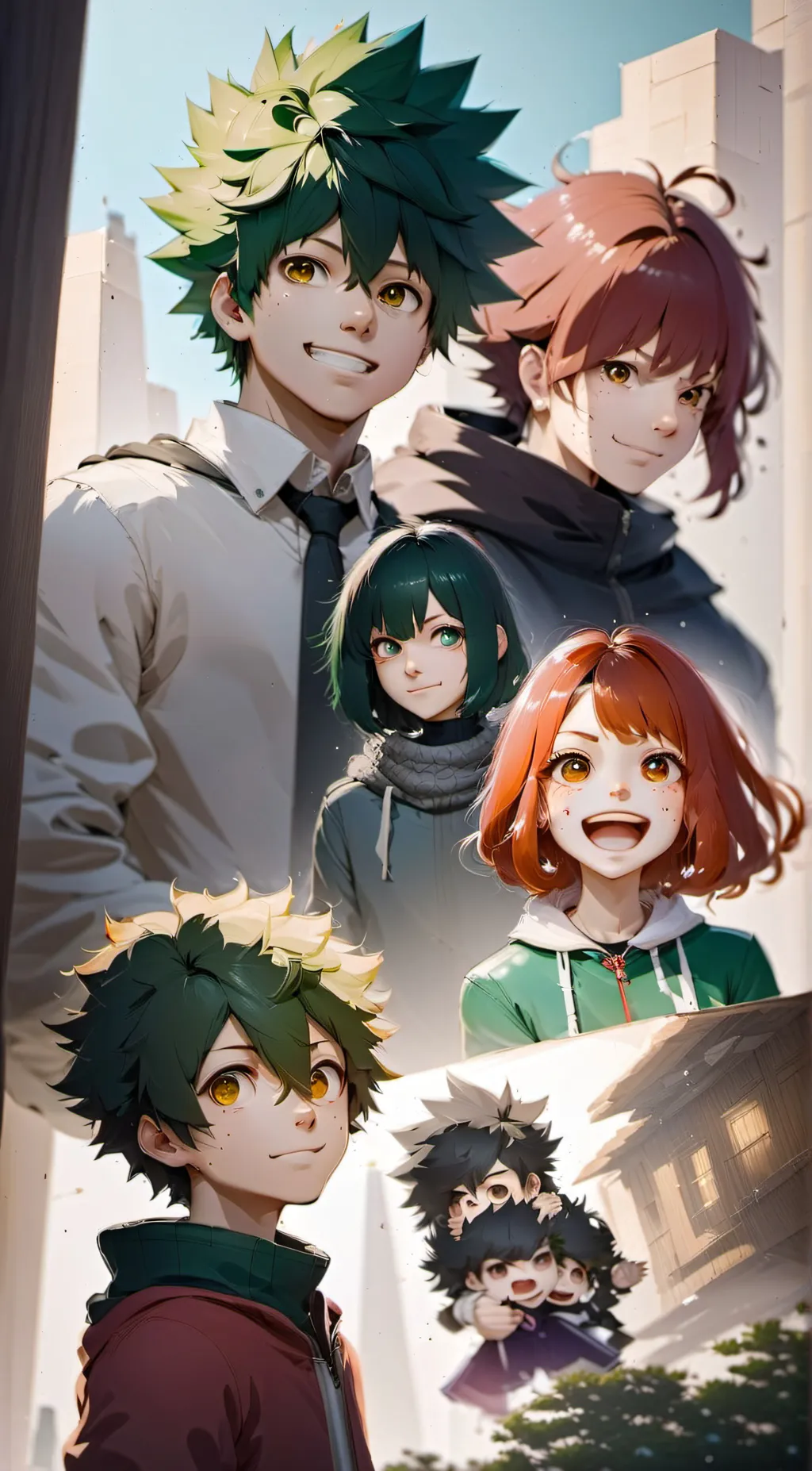 ai character: MHA New Student background