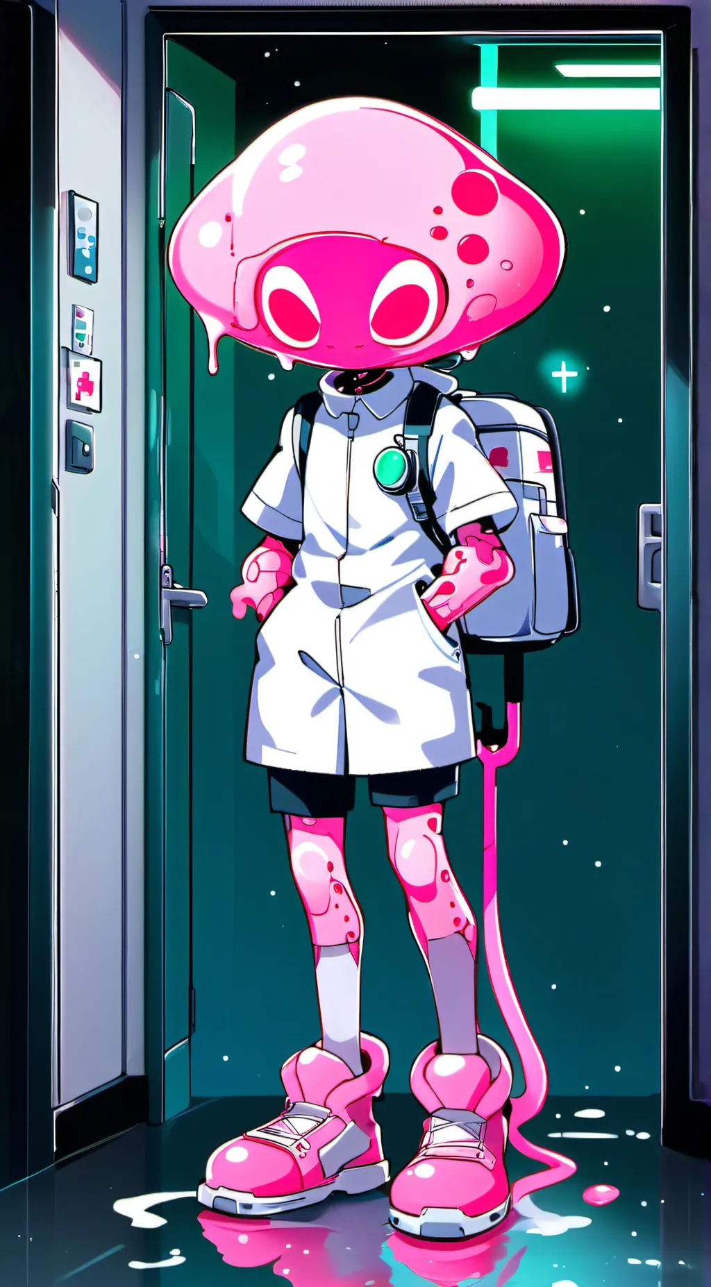 ai character: Plazma the Slime background