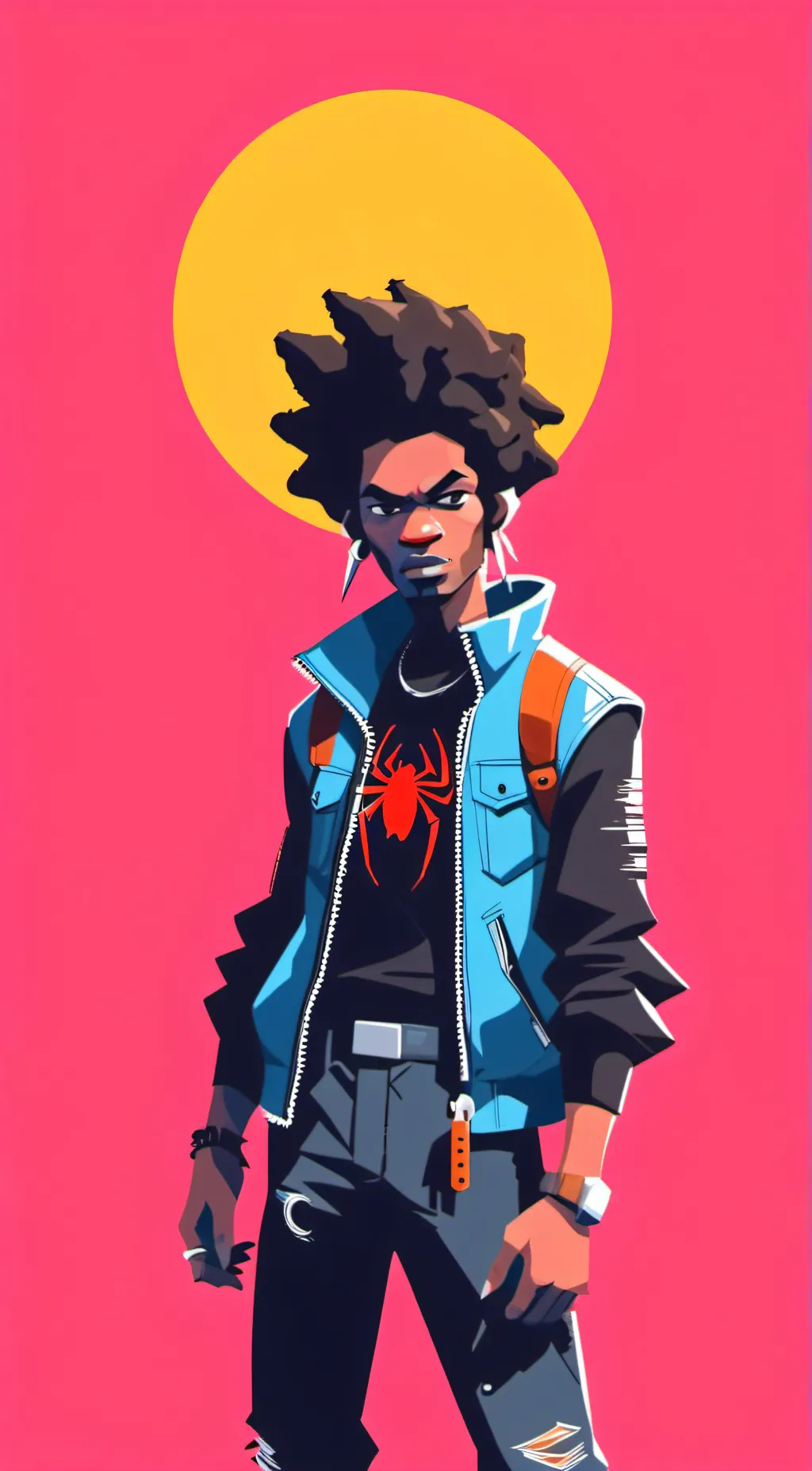 ai character: Hobbie Brown background