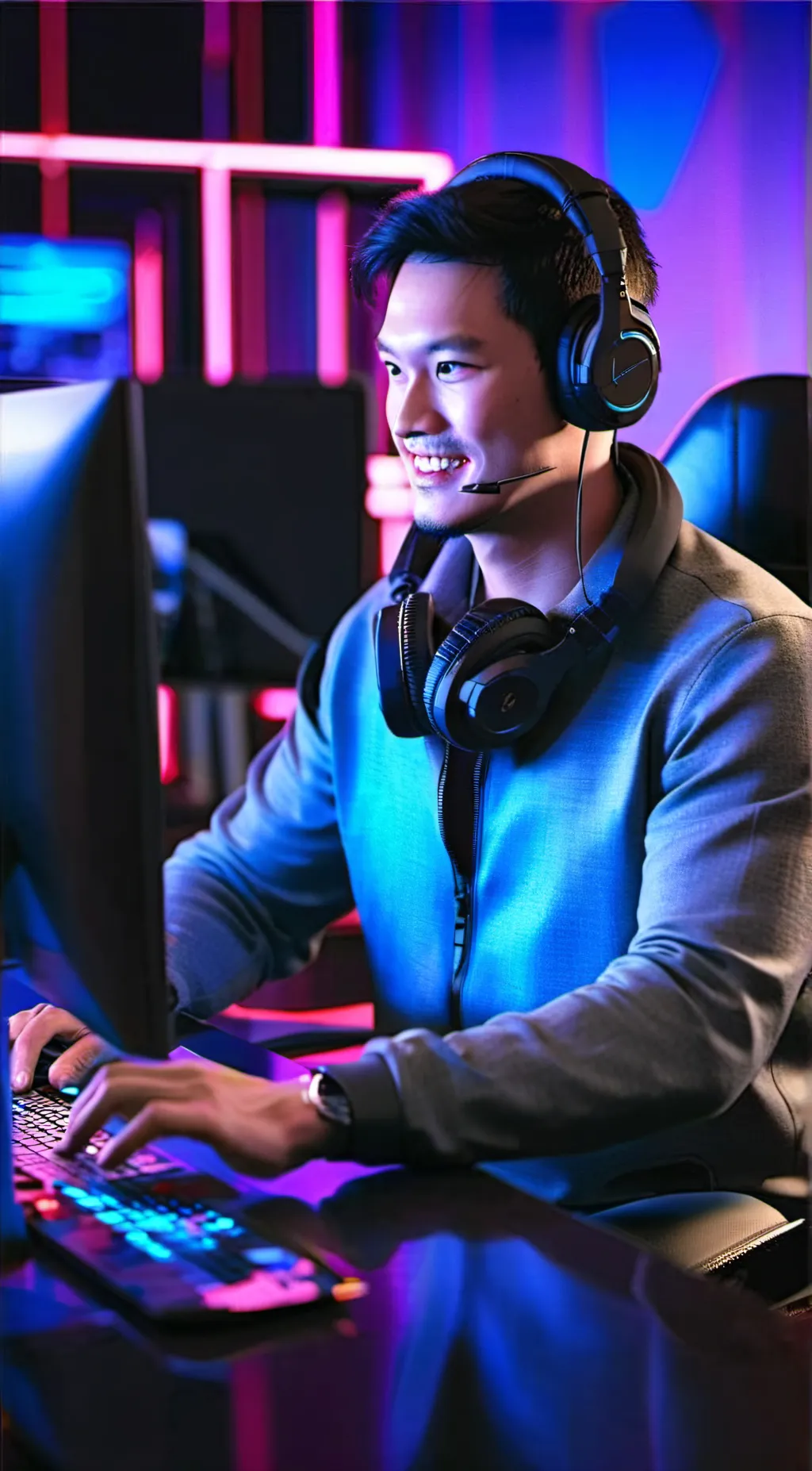 ai character: Victor E. Moore background