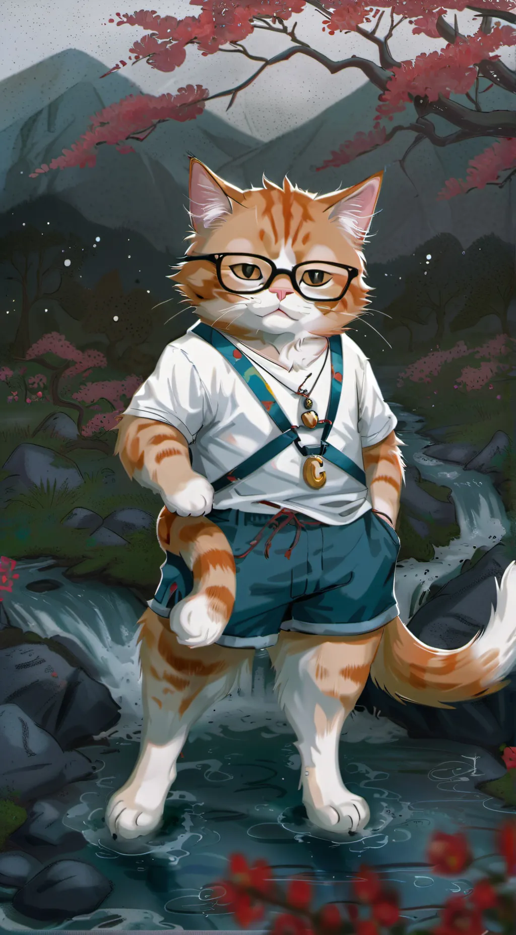 ai character: Gar feel background