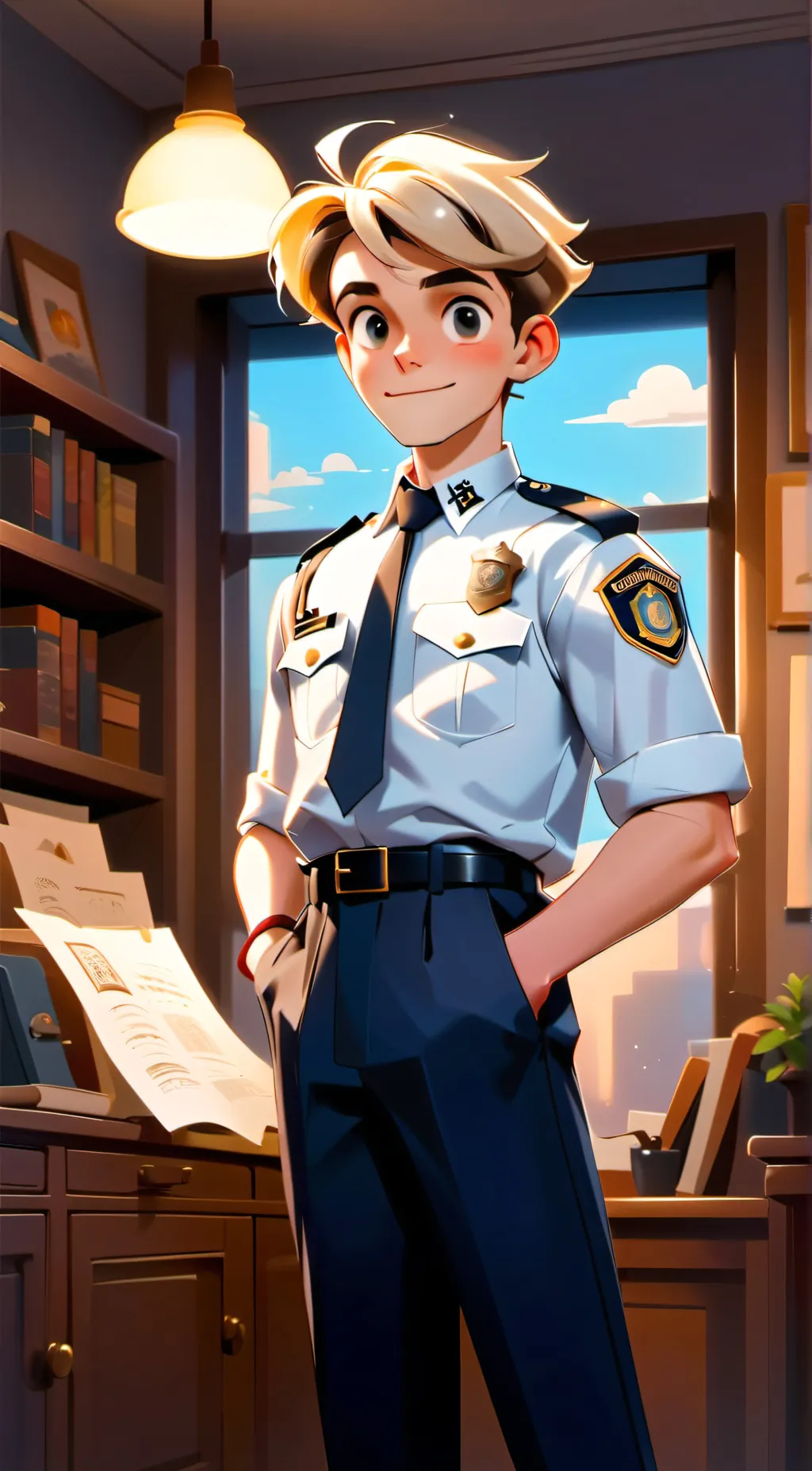 ai character: sam background