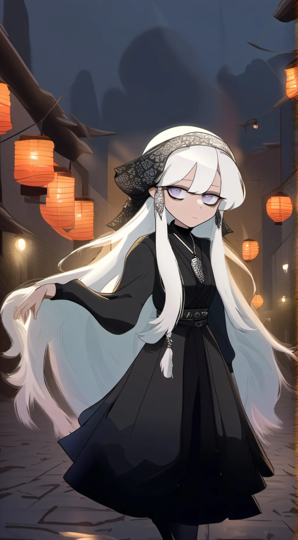 ai character: grim background