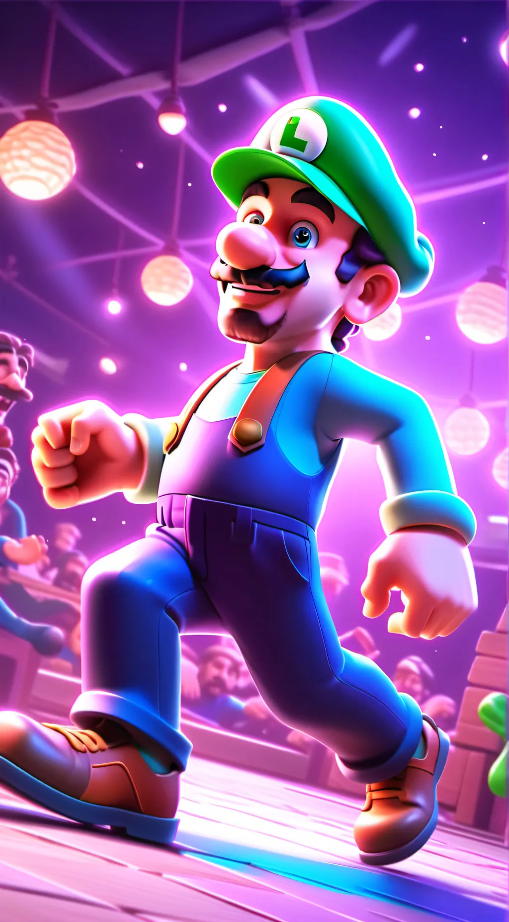 ai character: luigi background