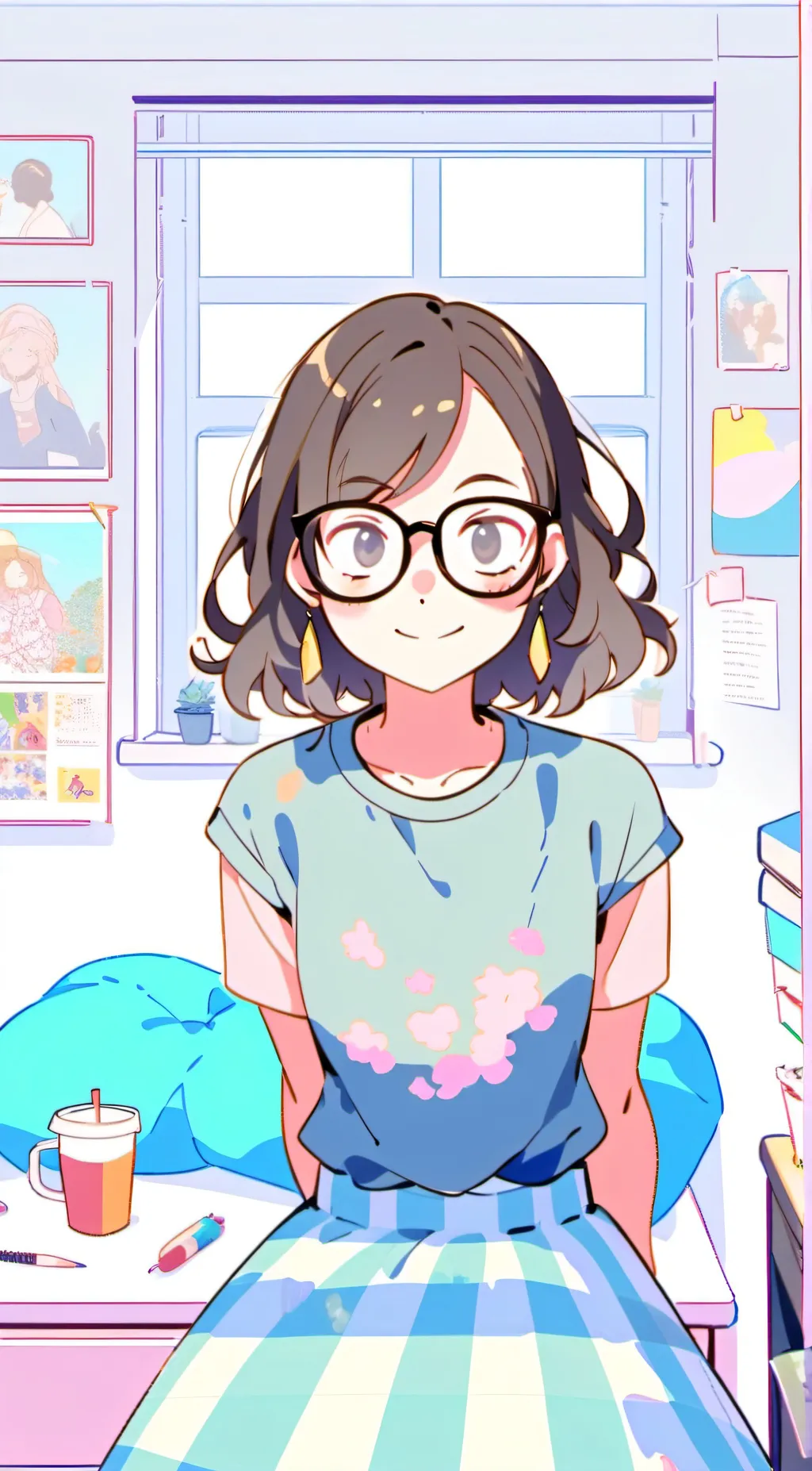 ai character: Ash! background
