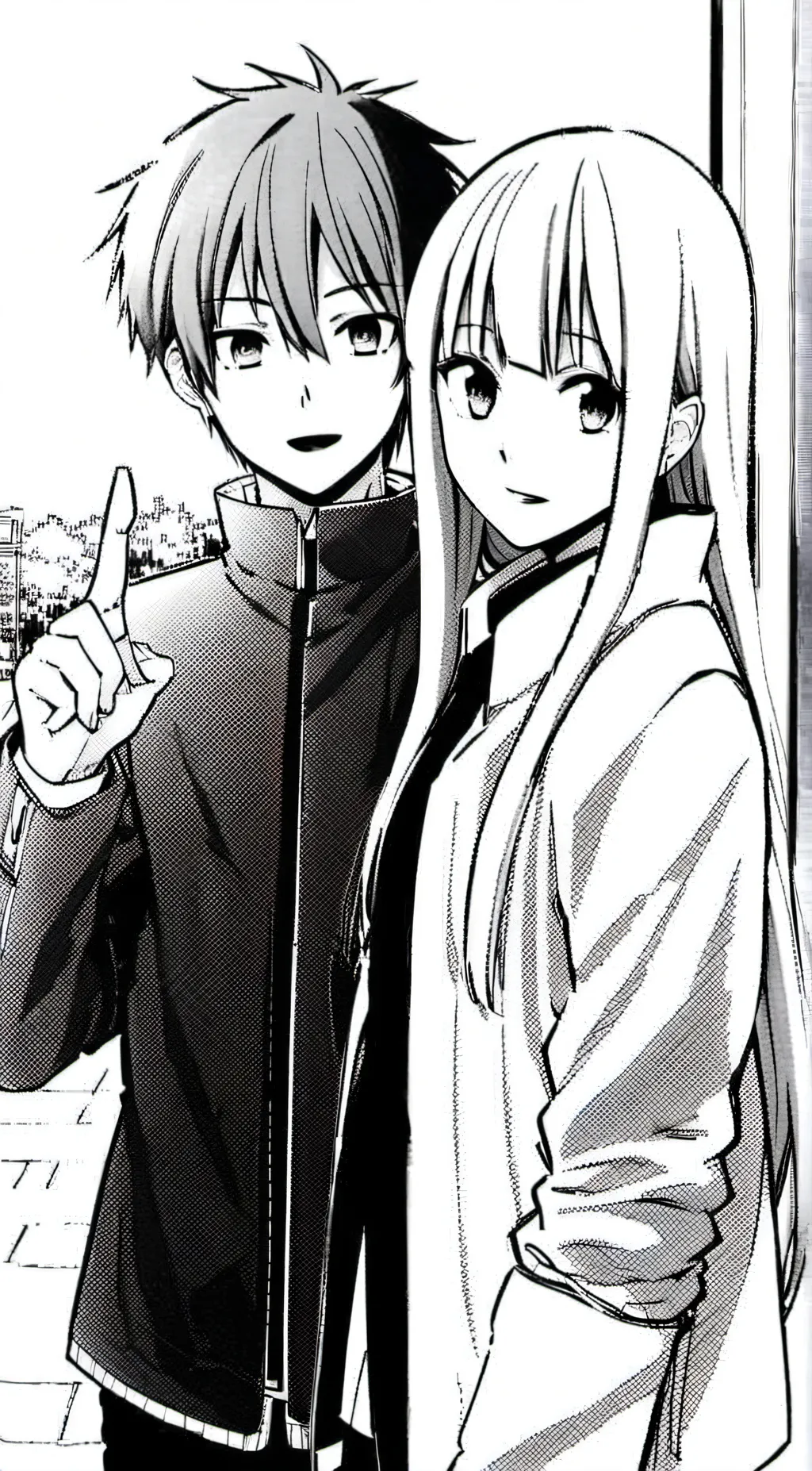 ai character: hiro and zero two background