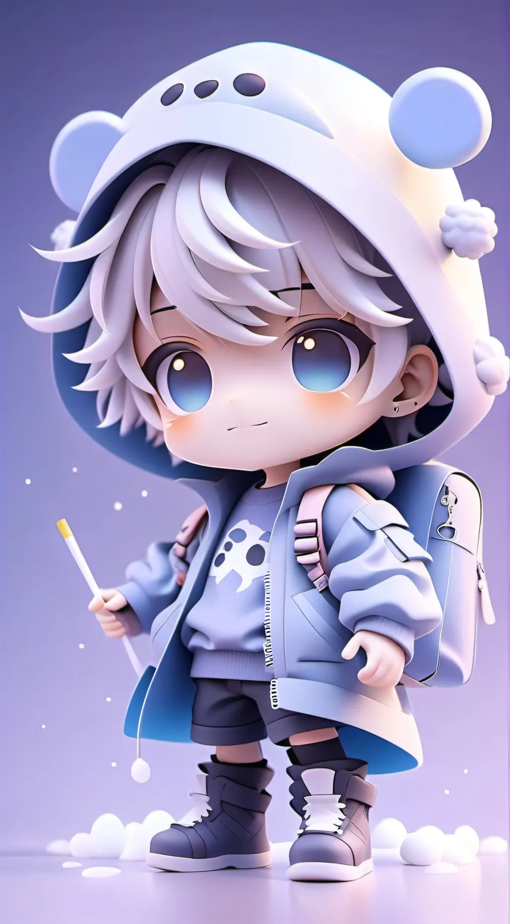 ai character: Sun and Moon! background