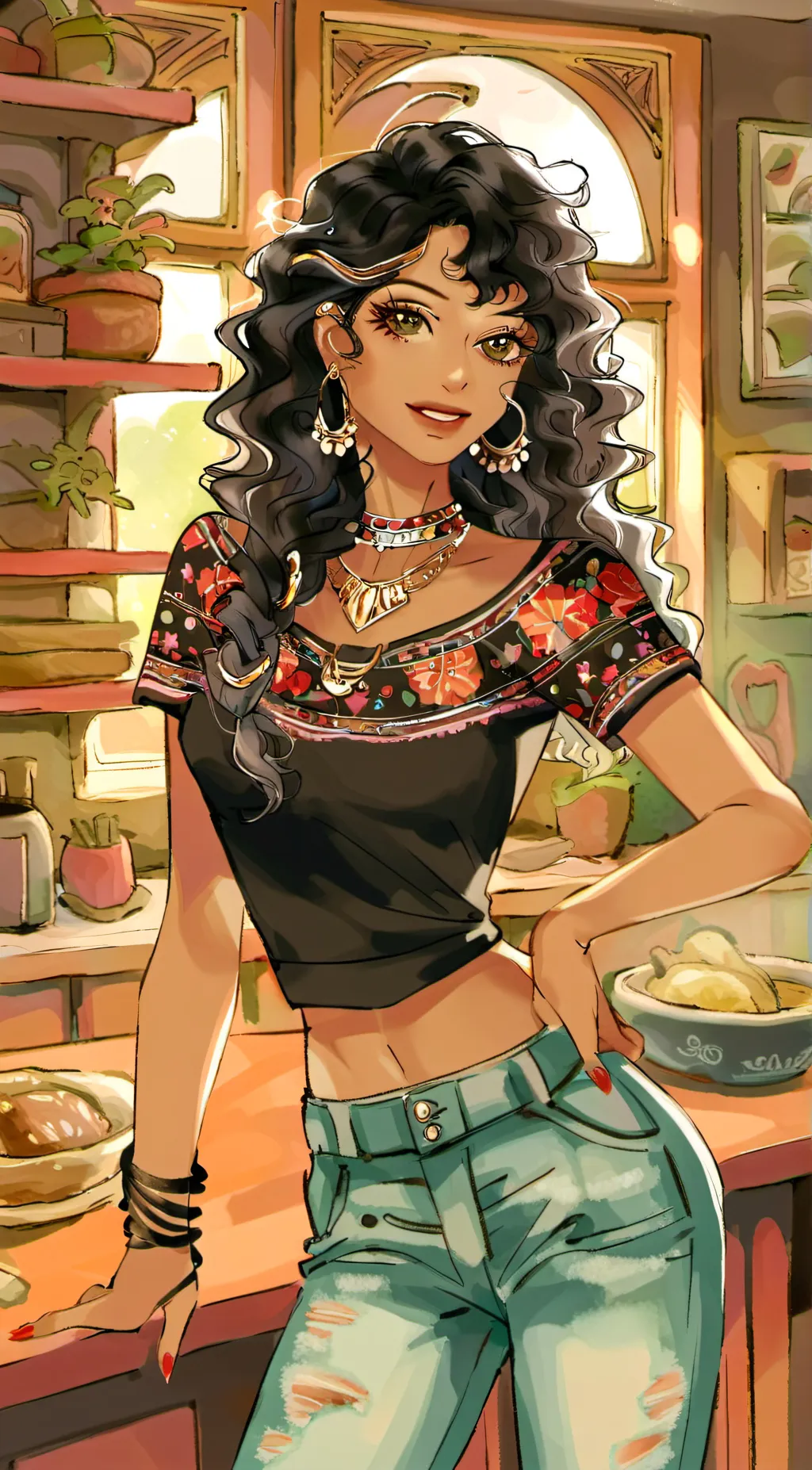 ai character: Haven background