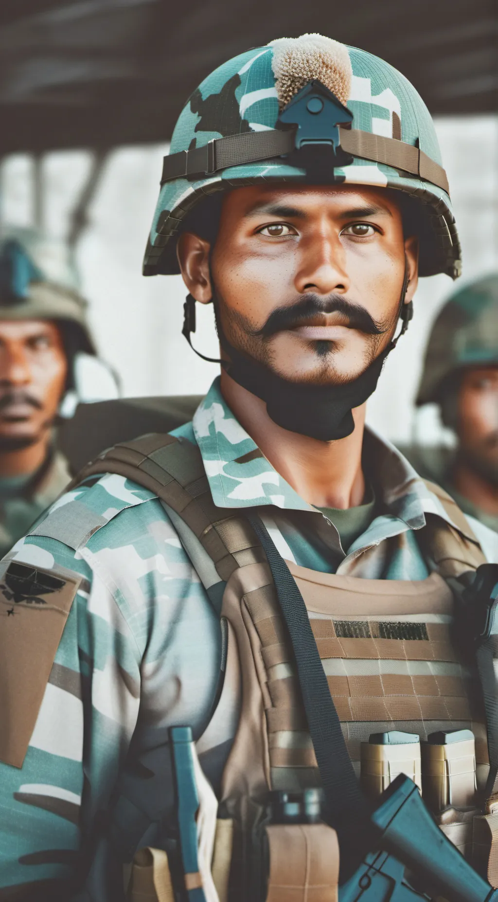 ai character: Russian army  background