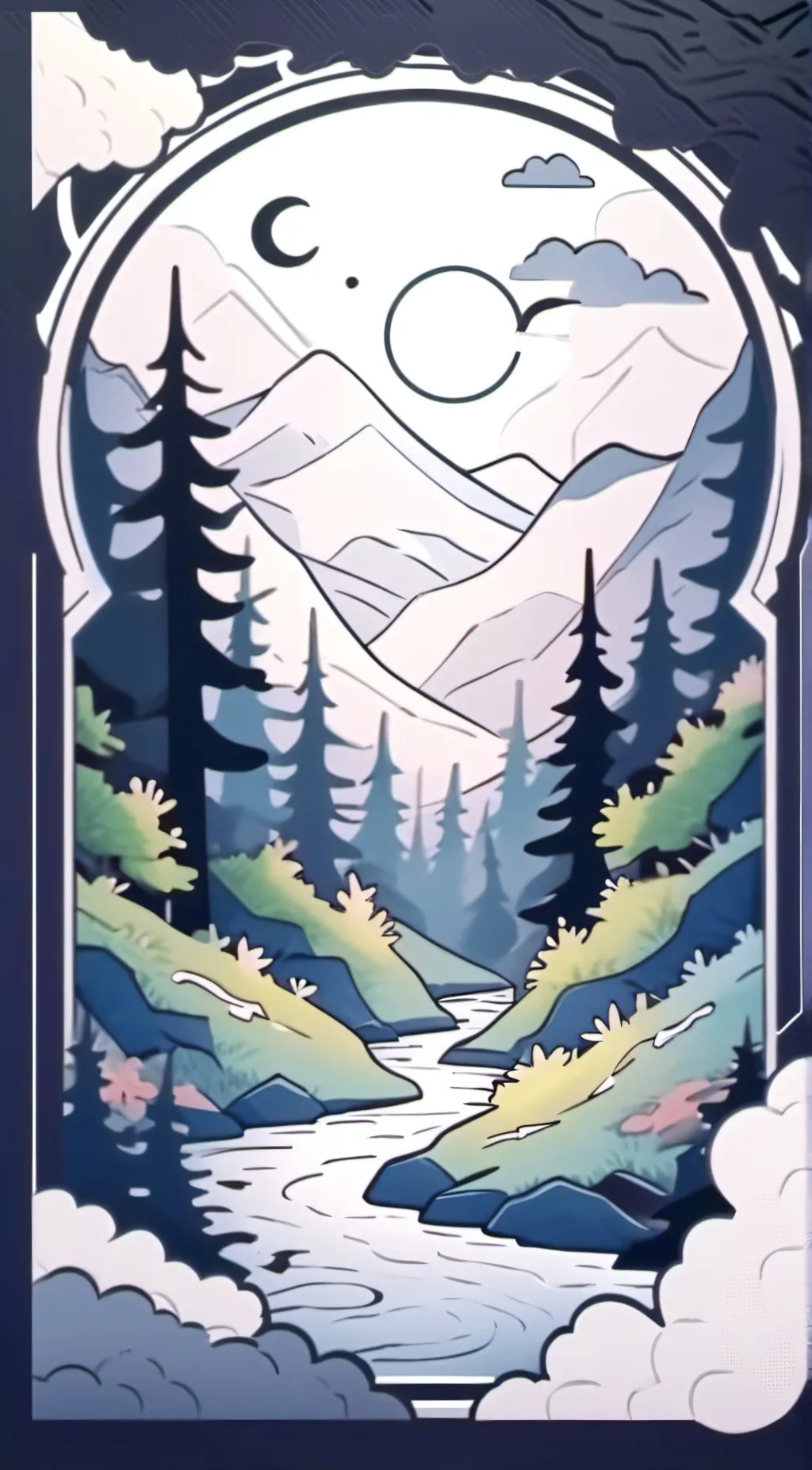 ai character: Wisp and hazard background