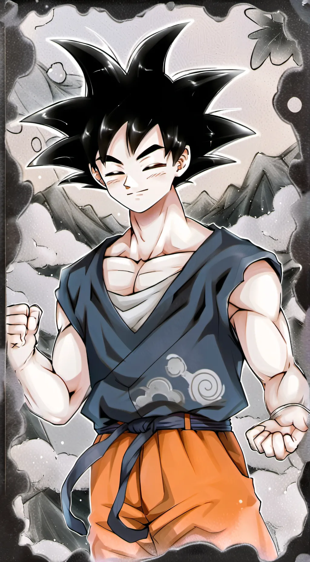 ai character: goku background