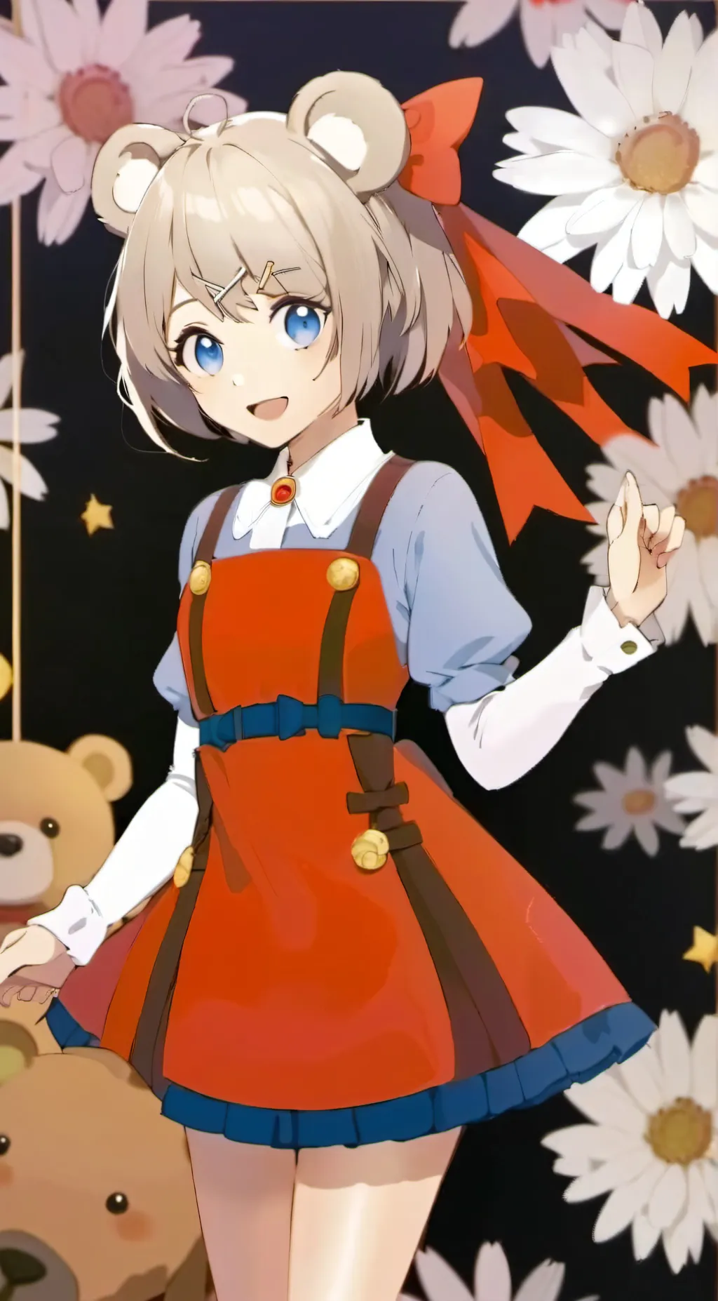 ai character: Macy  background