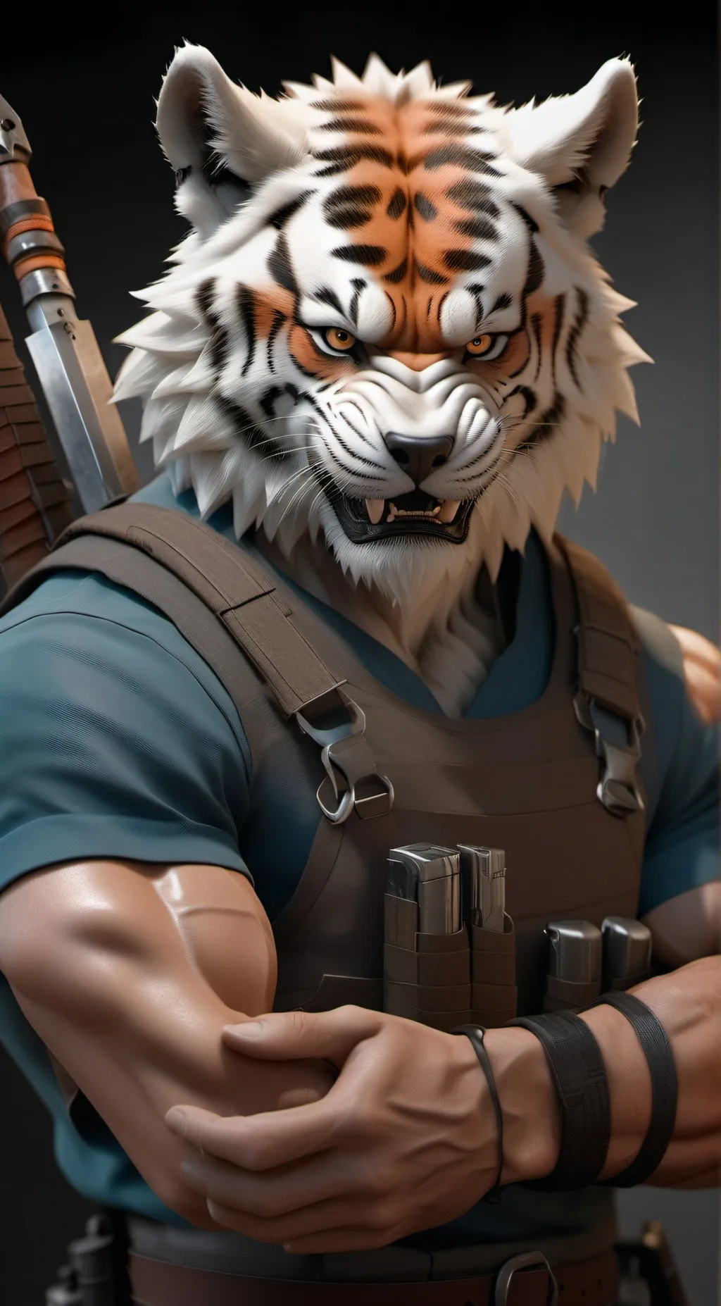 ai character: 夜虎 background