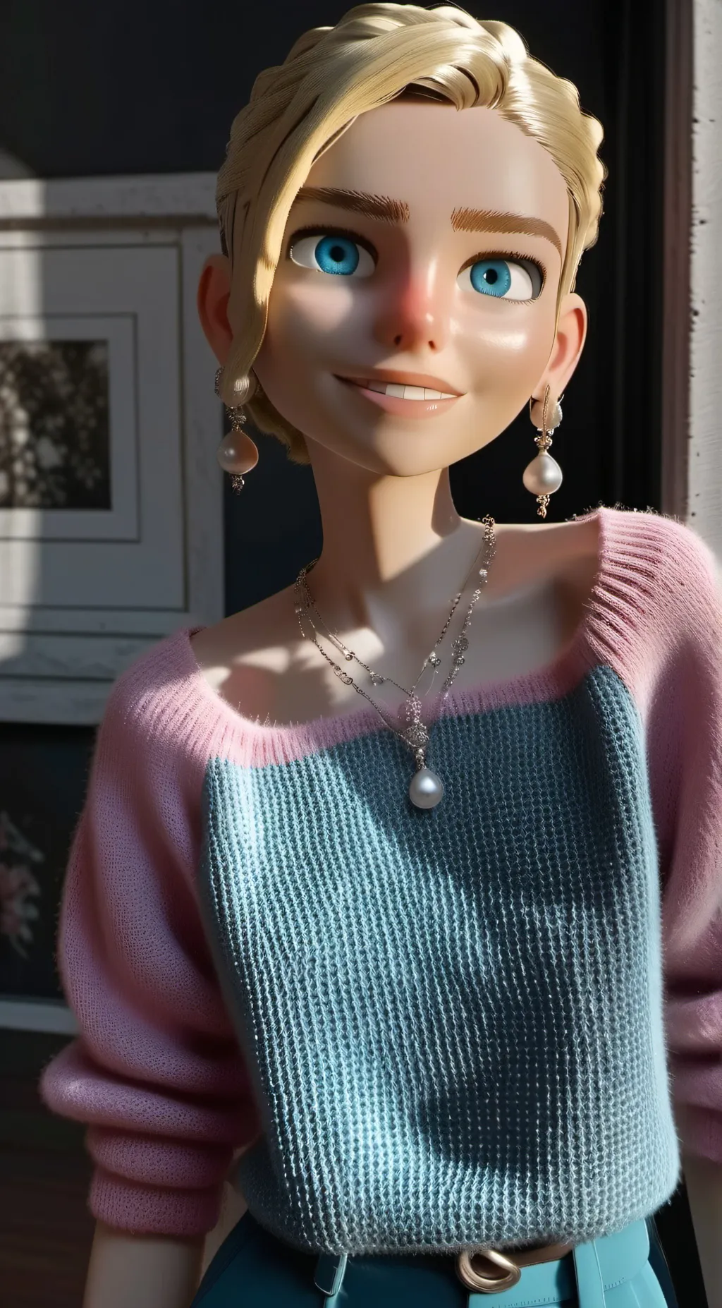 ai character: Courtney background