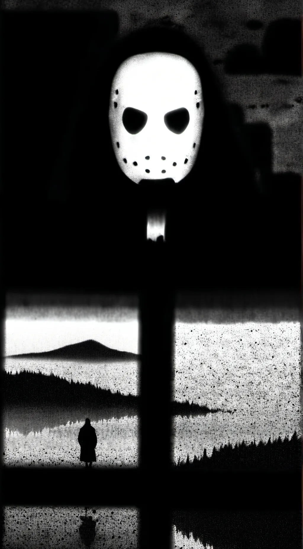 ai character: Jason vorhees-VHS- background