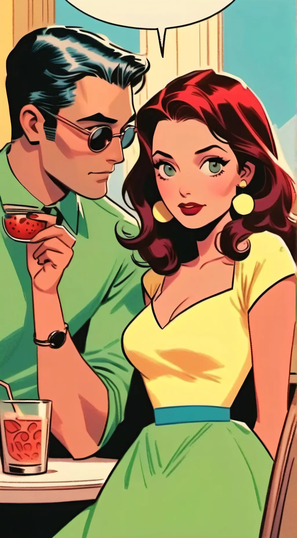 ai character: Wanda Maximoff! background