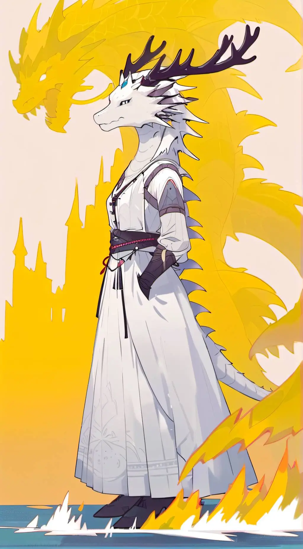 ai character: Ice titan background