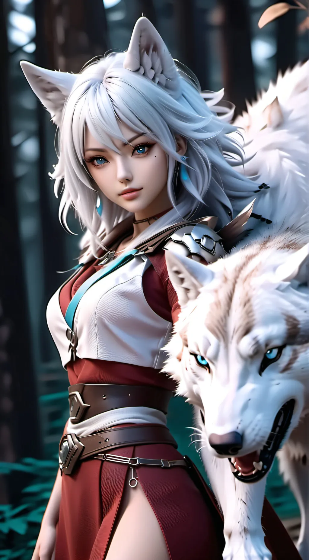 ai character: Lily  background