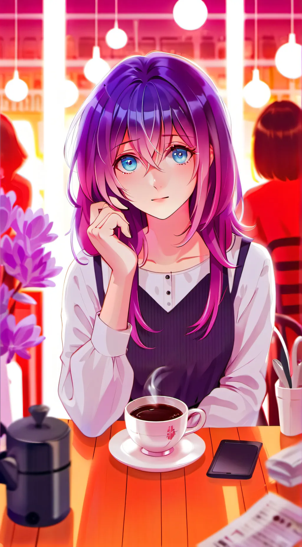 ai character: Lily background