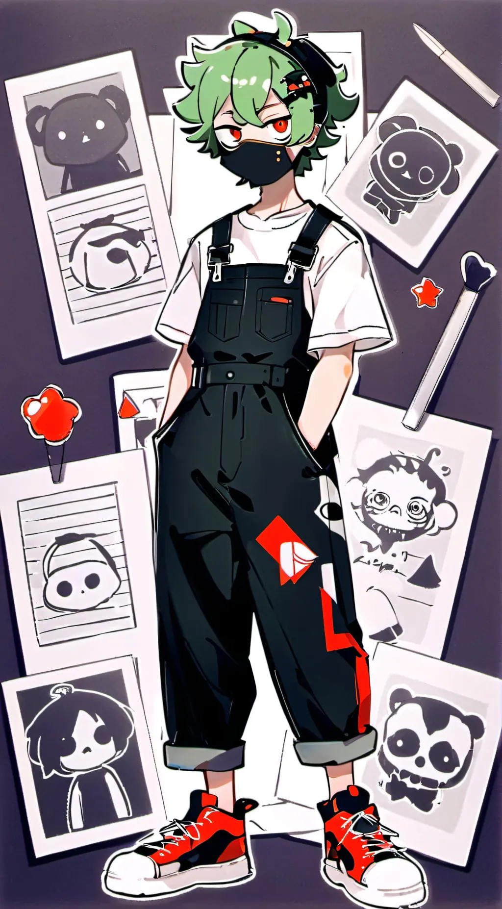 ai character: New student:p background