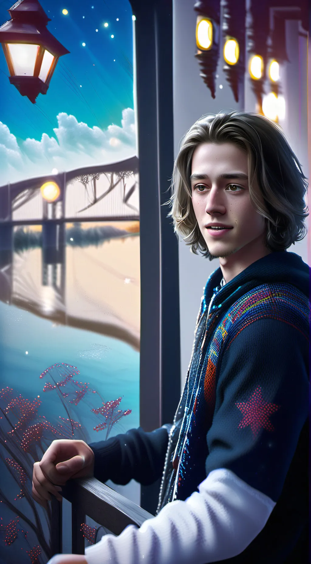 ai character: Your boyfriend  background