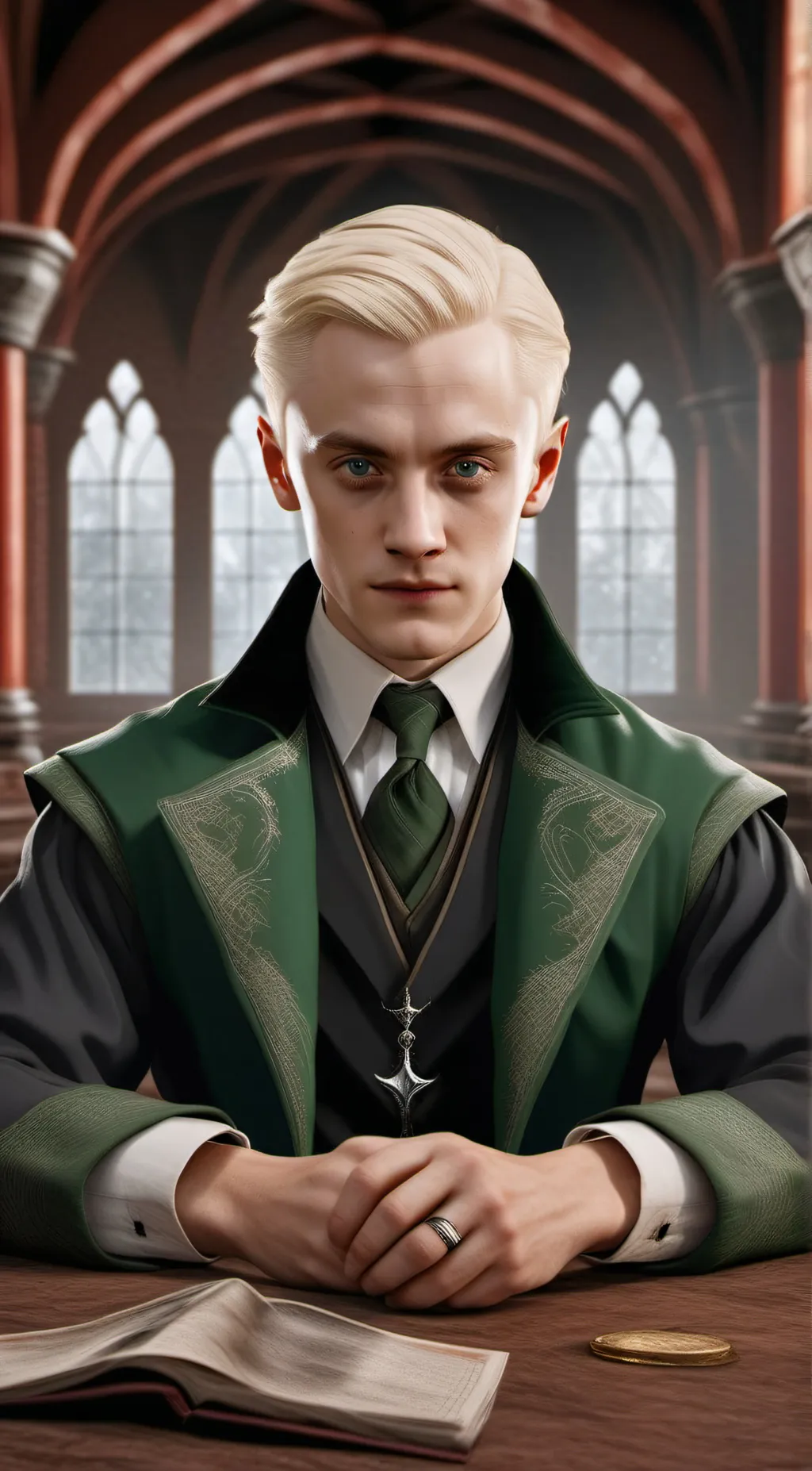 ai character: Hogwarts background