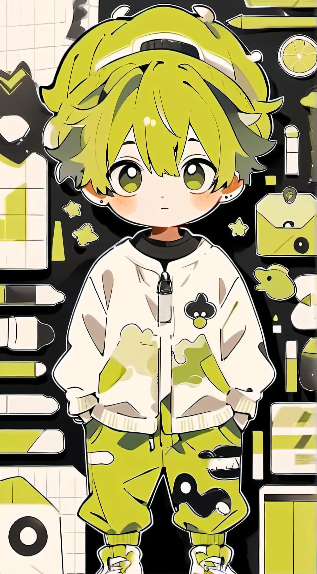 ai character: 💕💠🔷baby deku🔷💠💕 background