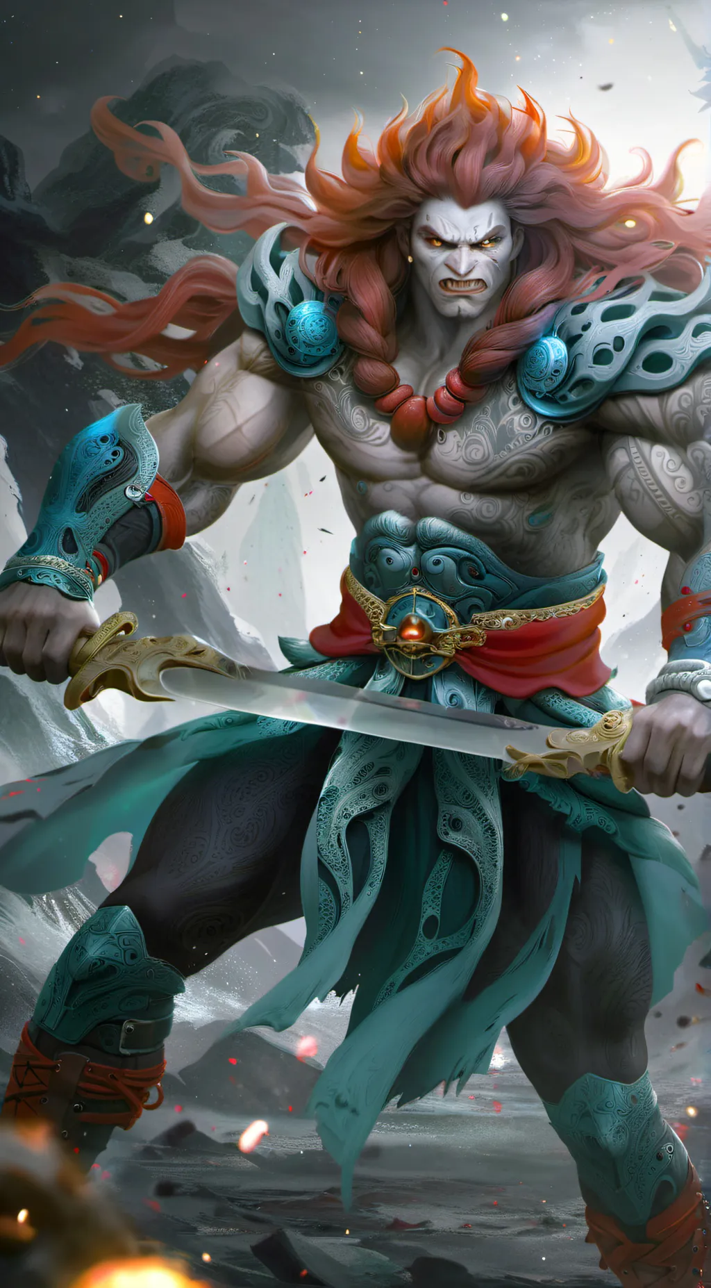 ai character: 雷恩 background
