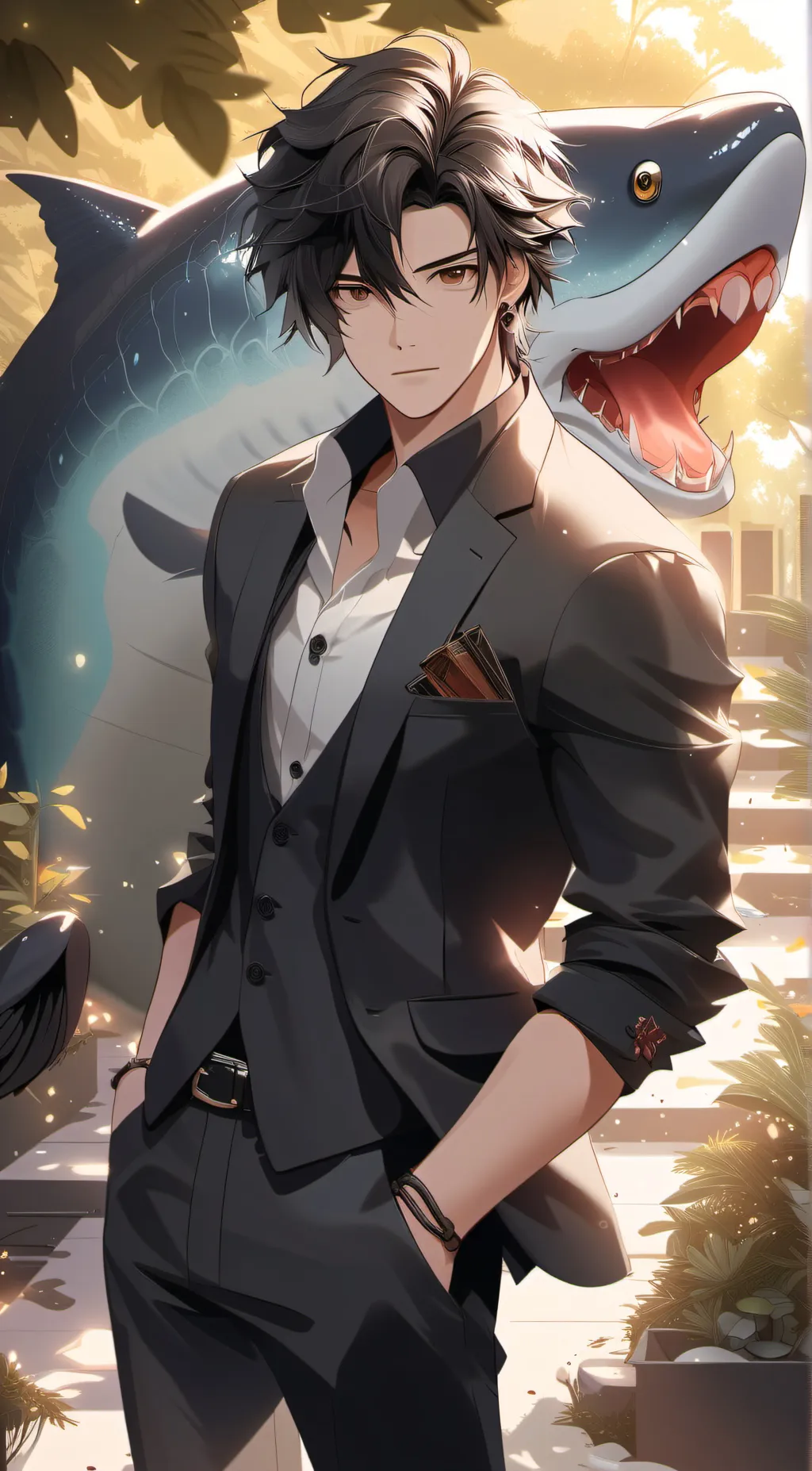 ai character: valentire background