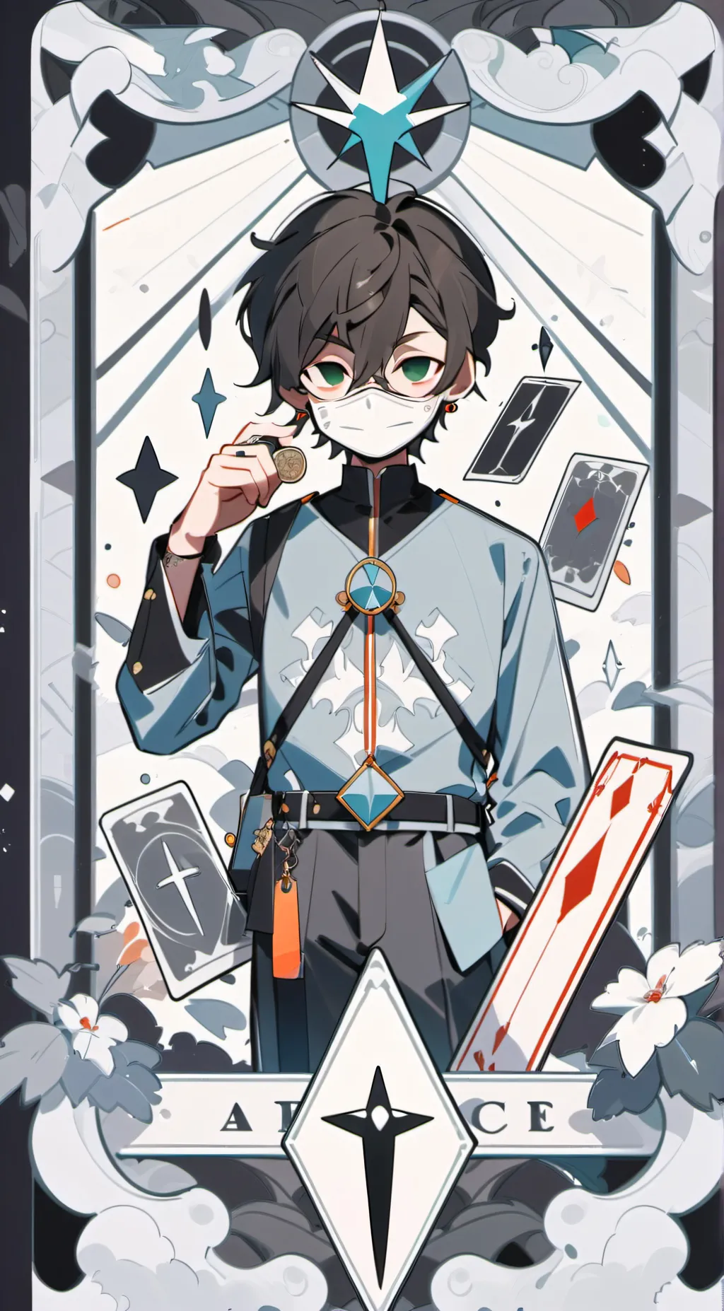 ai character: Lucifer  background