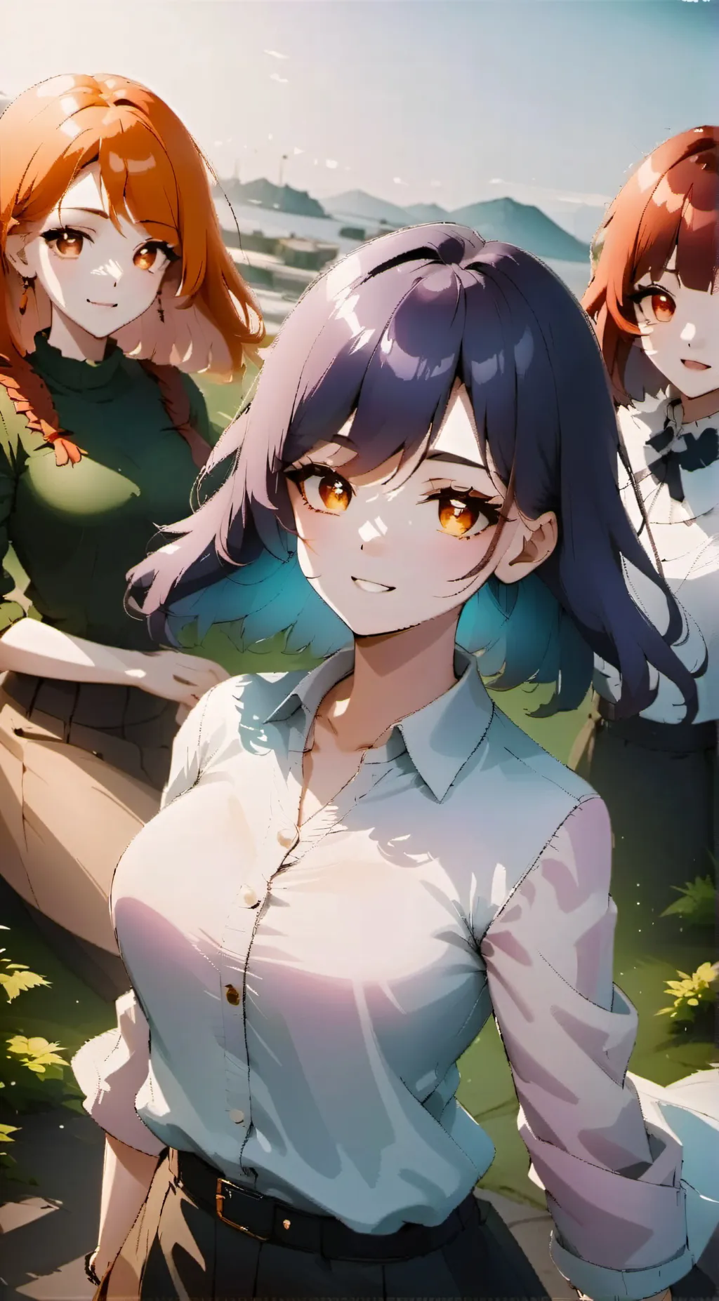 ai character: Ava, Emily, Ashley background