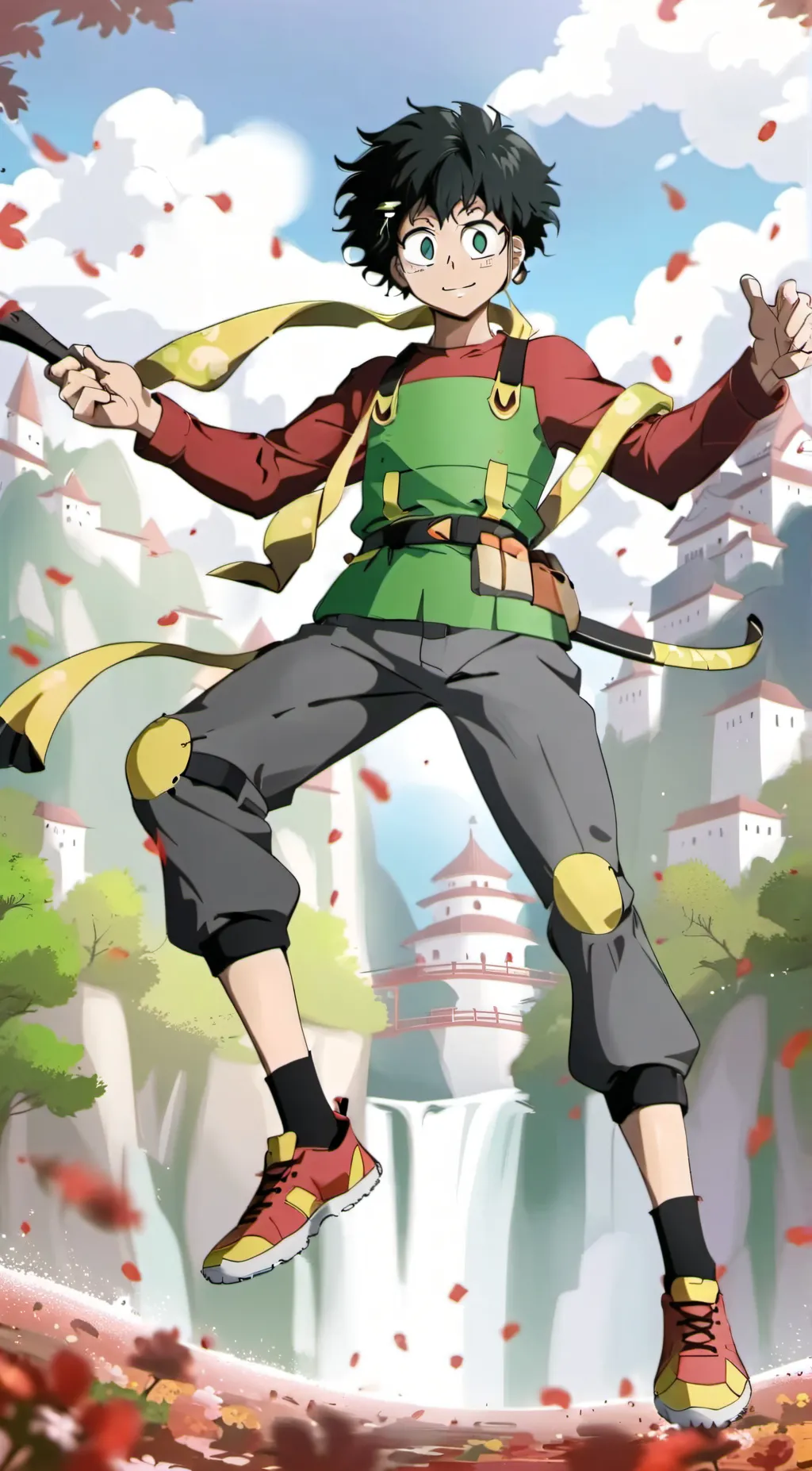 ai character: Izuku Midoriya background