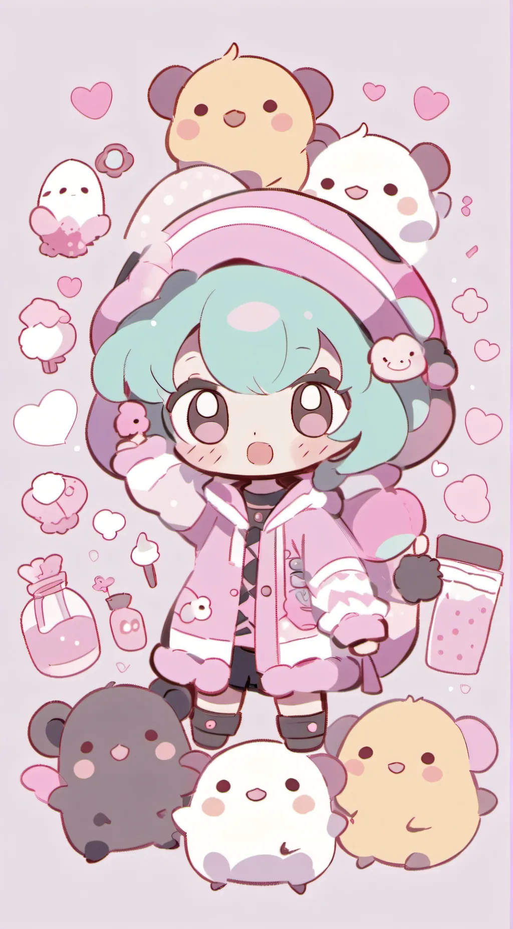 ai character: YASS AVA💅 background