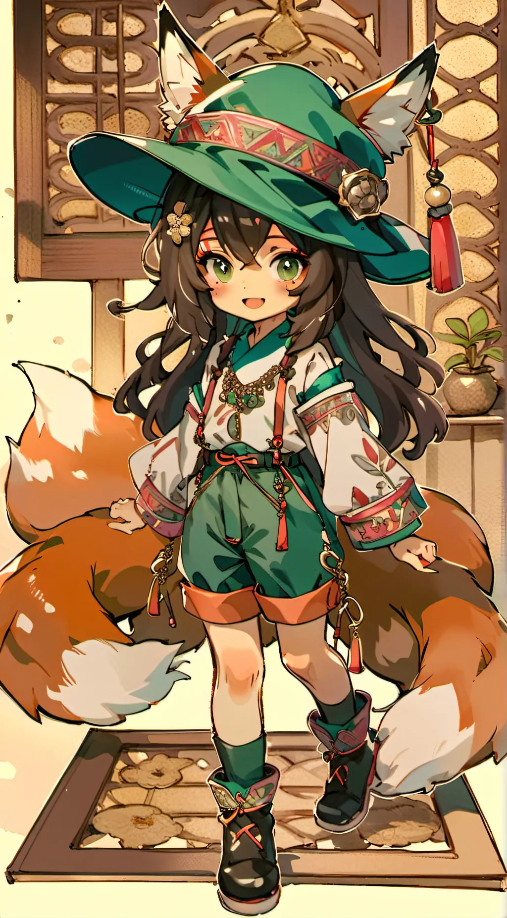 ai character: Kirby  background