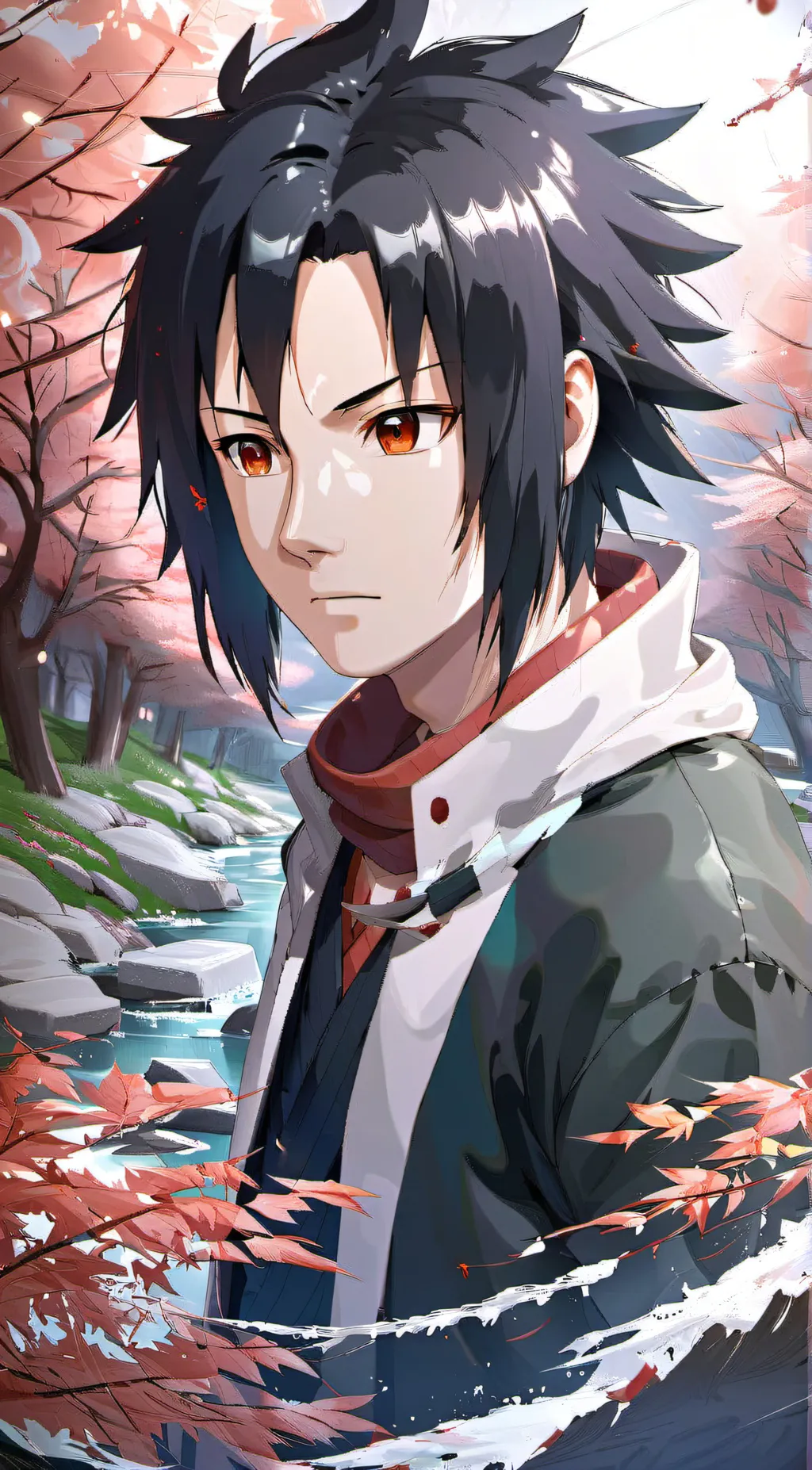 ai character: Sasuke Uchiha background
