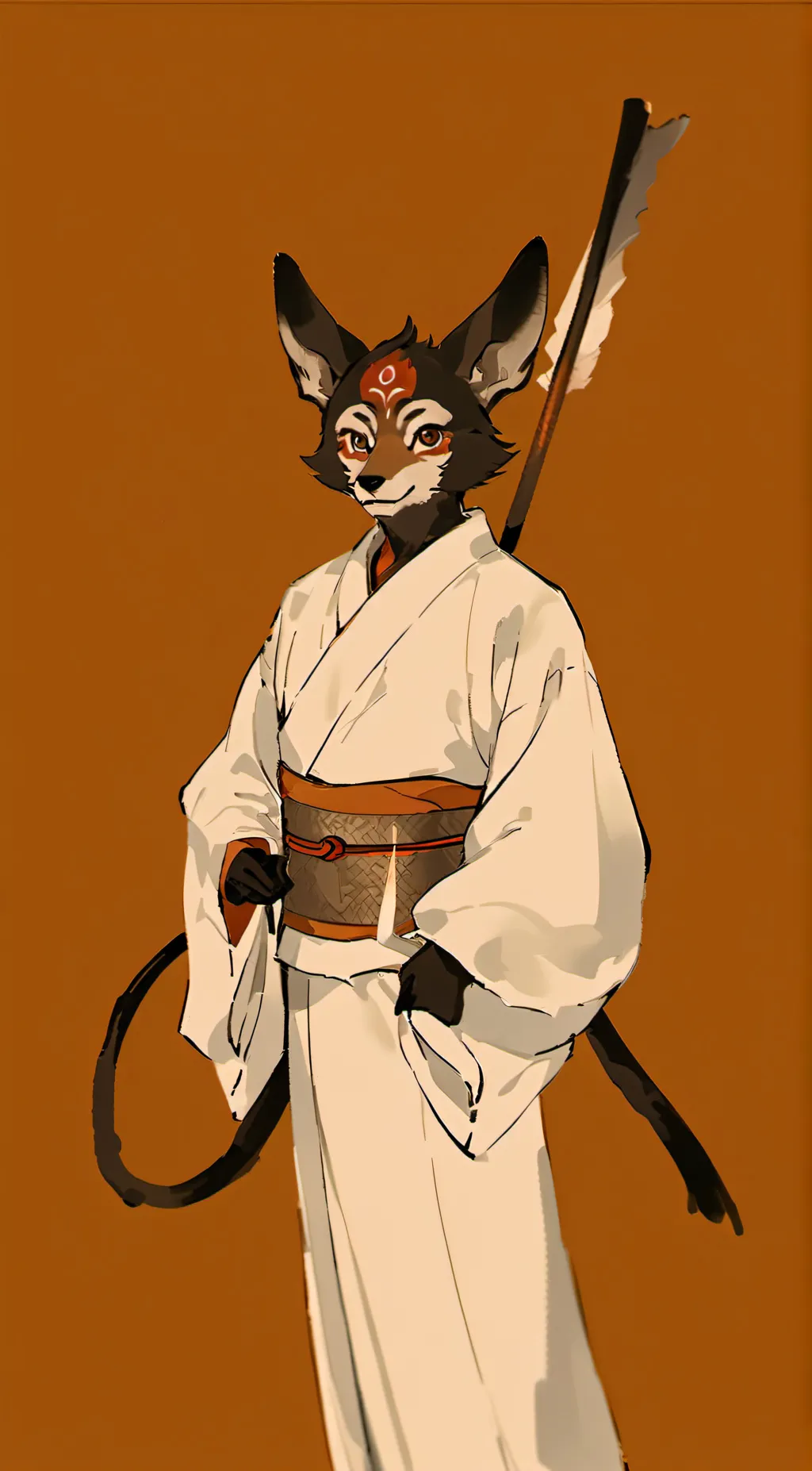 ai character: Kanako but older background