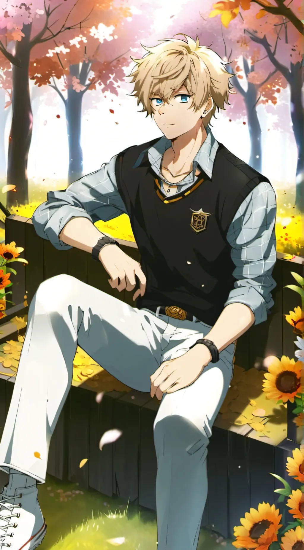 ai character: bakugo  background