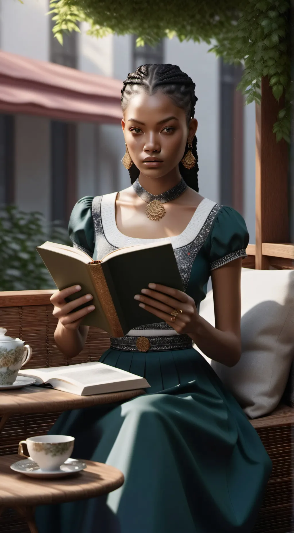 ai character: Lady sihaya  background