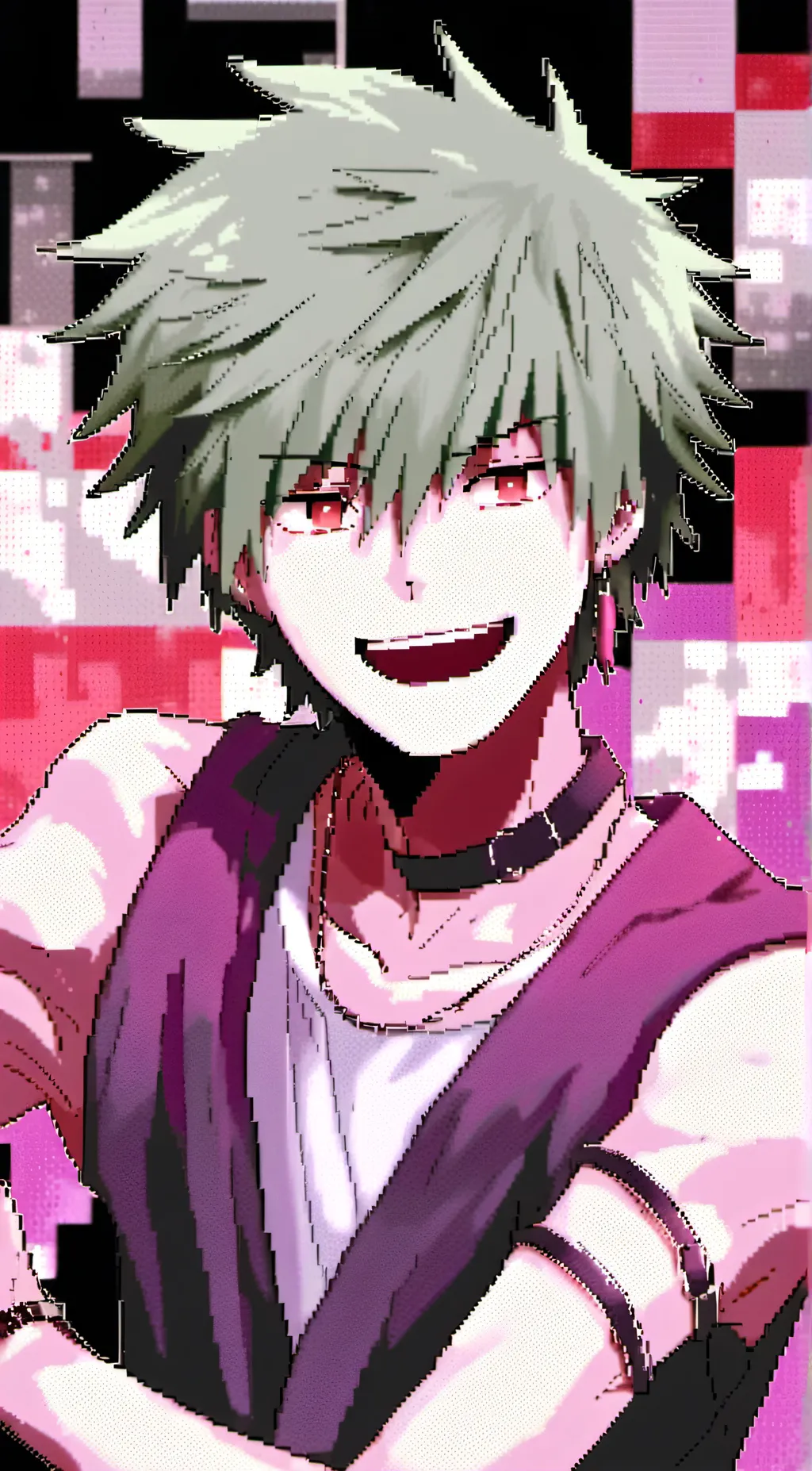 ai character: katsuki bakugo  background