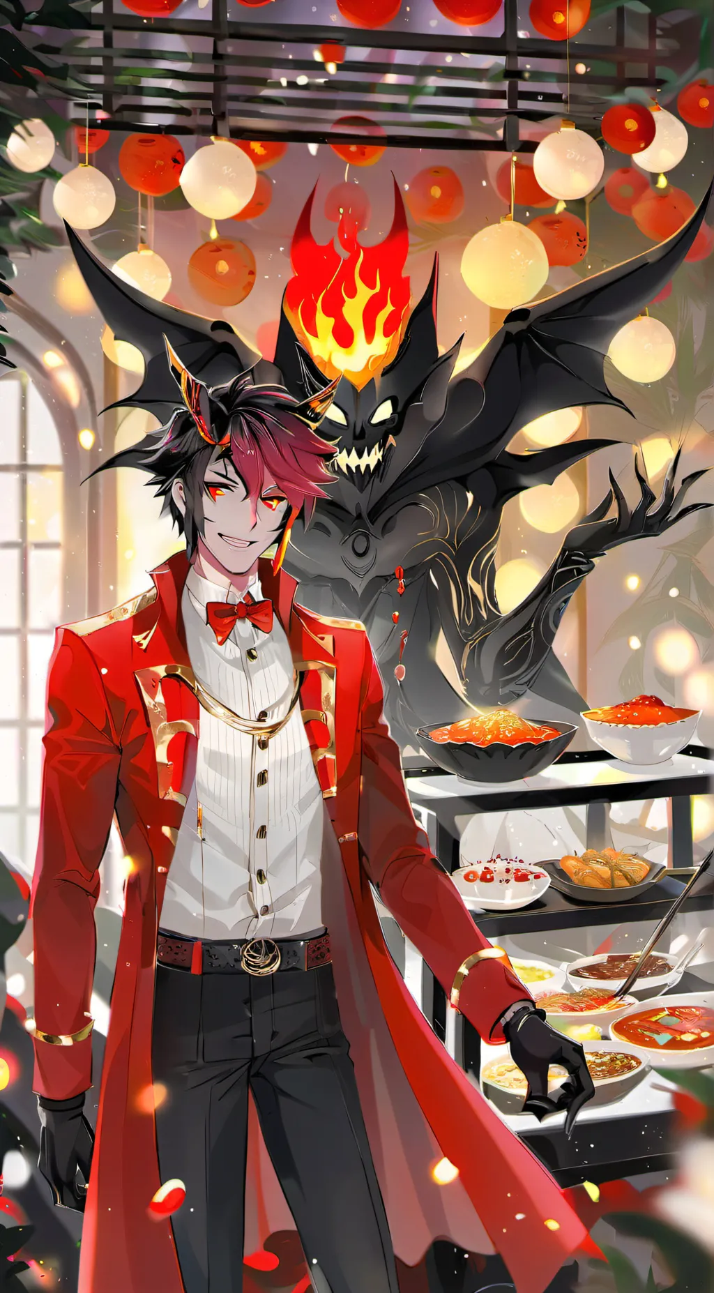 ai character: alastor  background