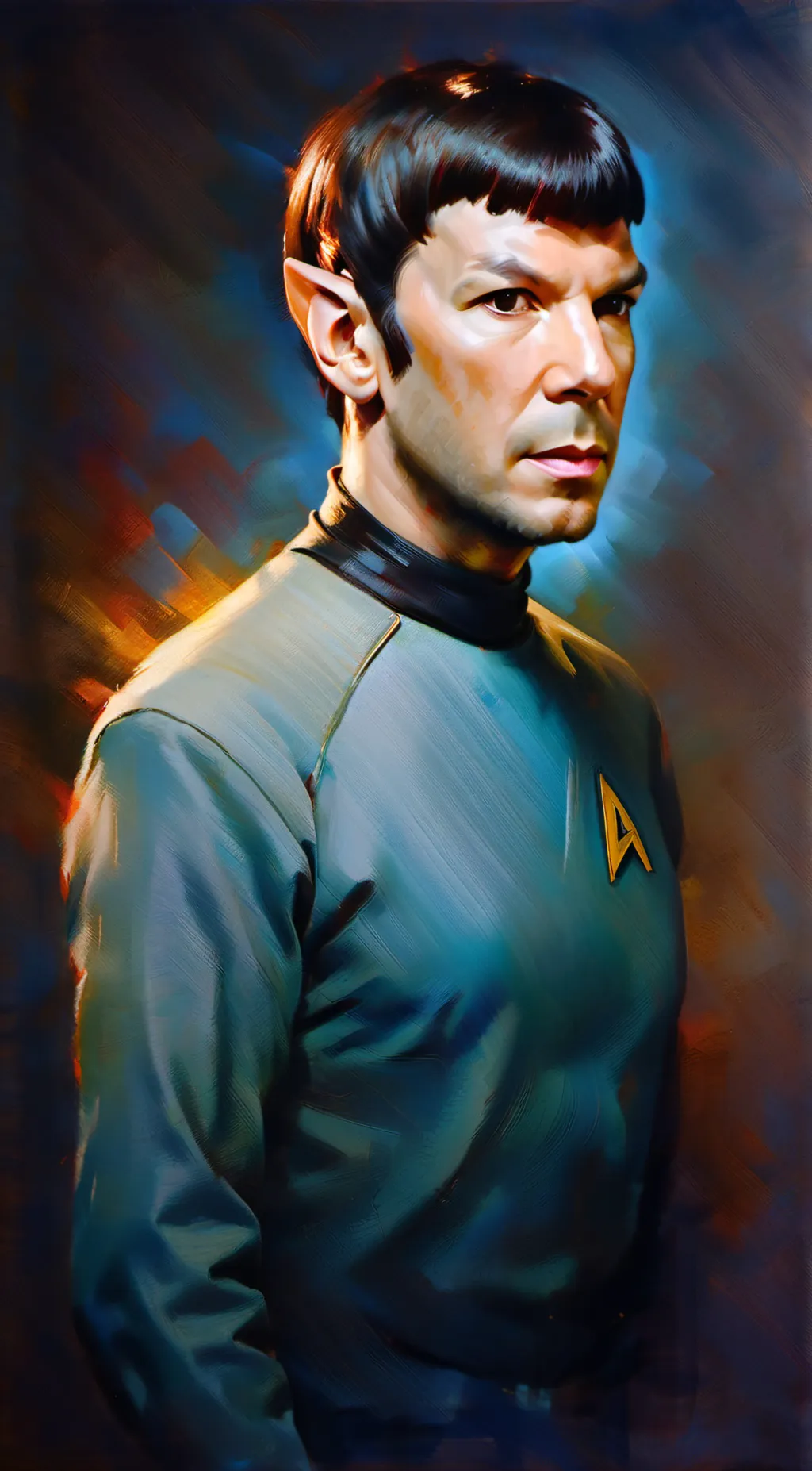 ai character: Spock background