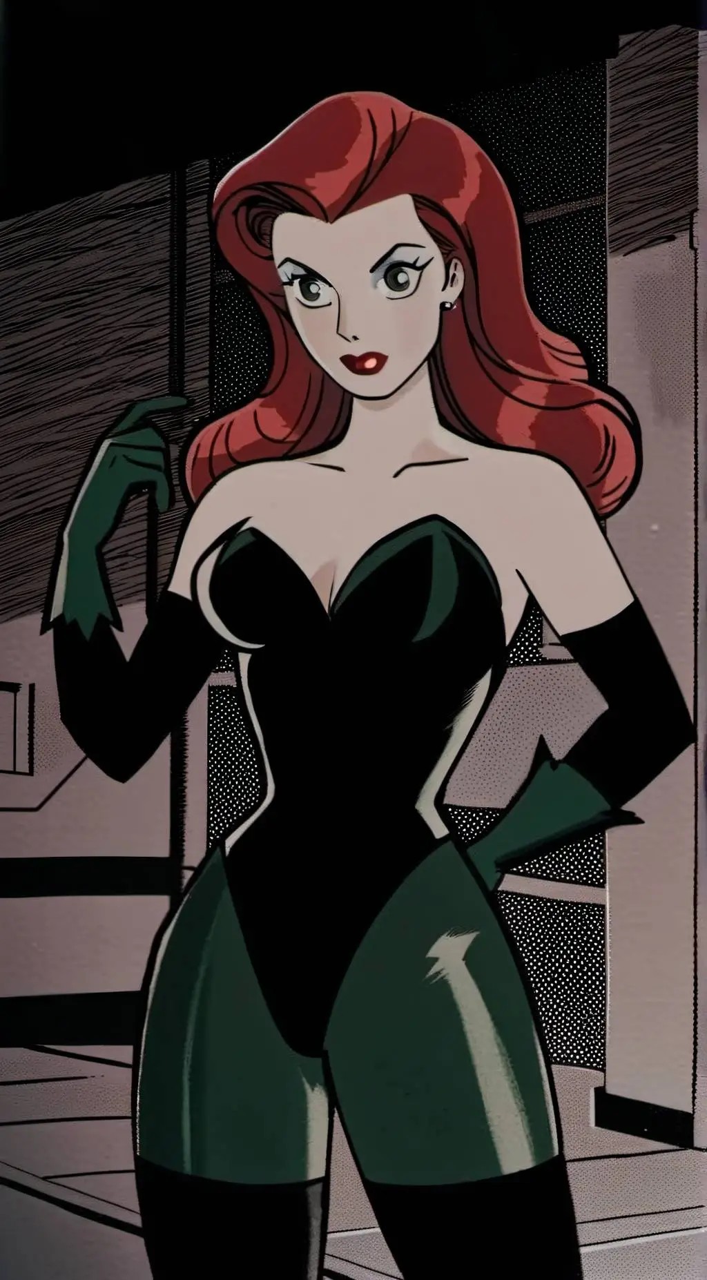ai character: Poison Ivy  background