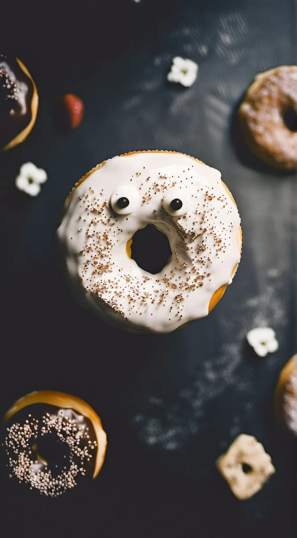 ai character: donut background
