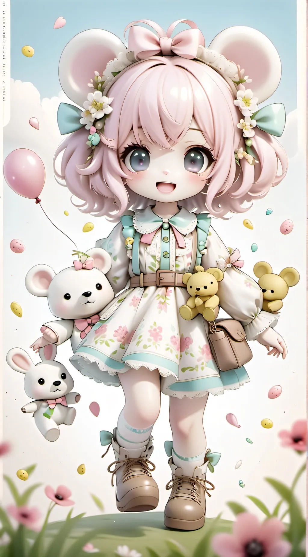 ai character: pookie  background